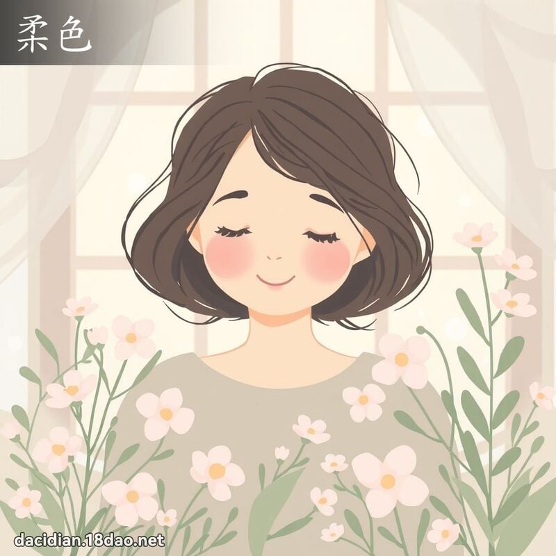 柔色 - 国语大辞典配图