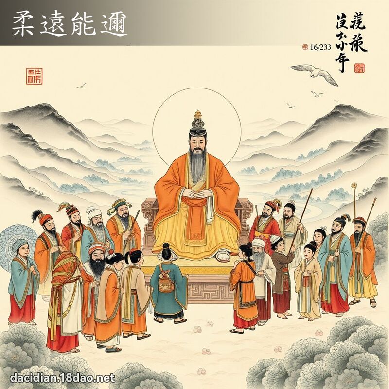 柔遠能邇 - 國語大辭典配圖