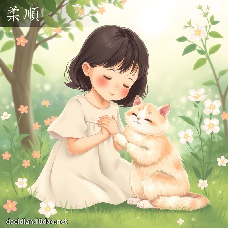 柔顺 - 国语大辞典配图