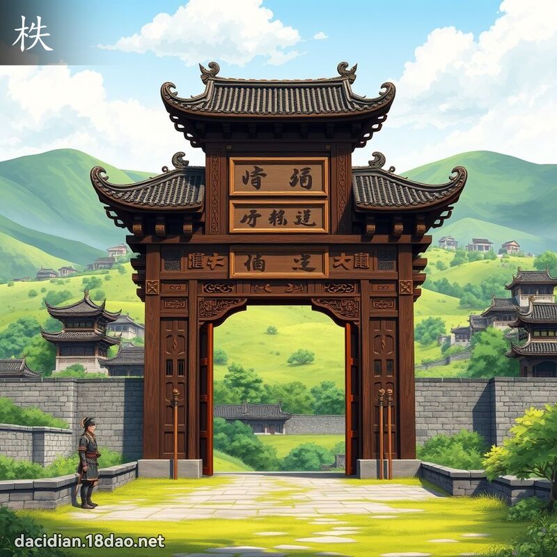 漢字: 柣 (多音字)