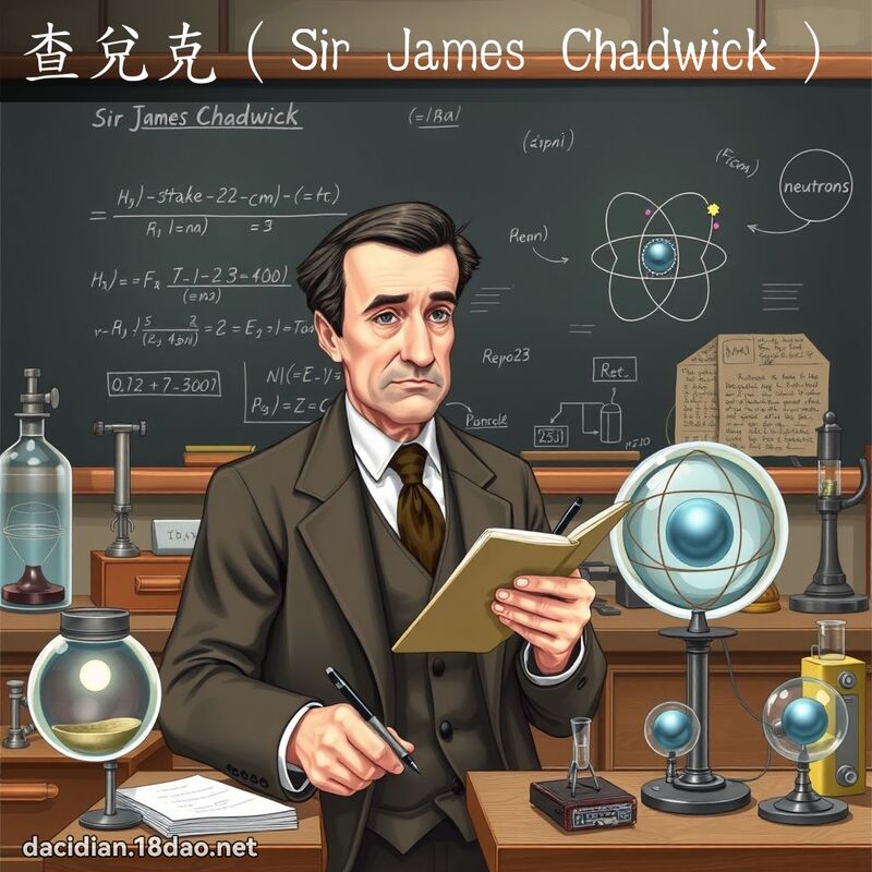 查兌克（Sir James Chadwick） - 國語大辭典配圖