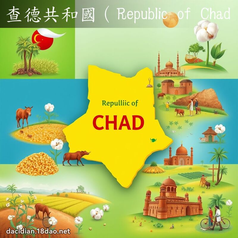 查德共和國（Republic of Chad） - 國語大辭典配圖