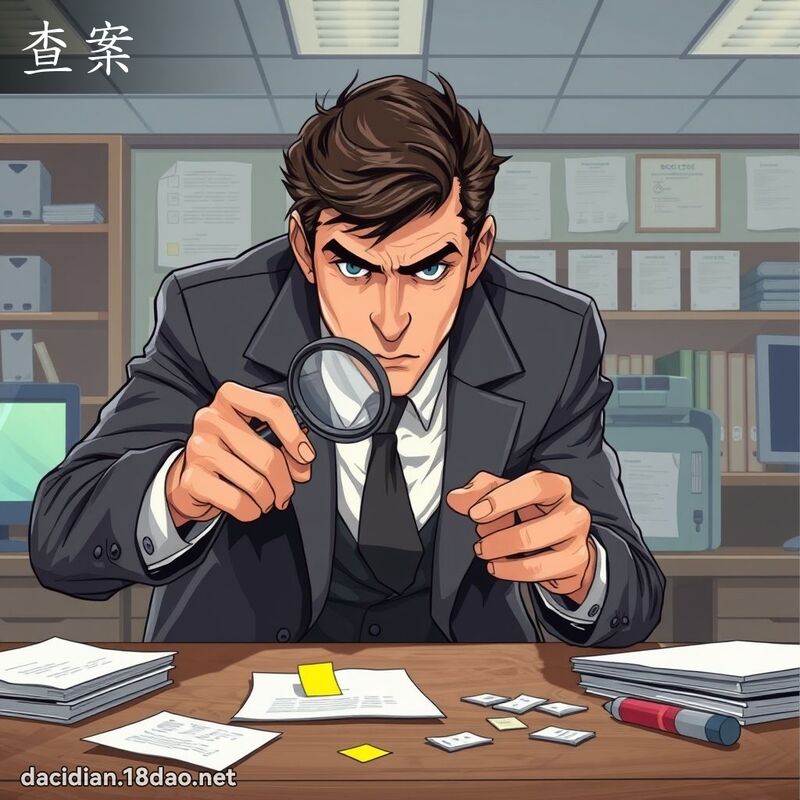 查案 - 國語大辭典配圖
