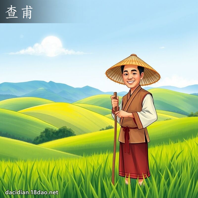查甫 - 國語大辭典配圖