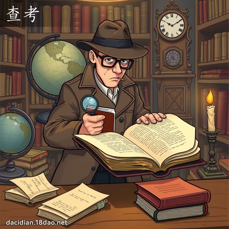 查考 - 国语大辞典配图