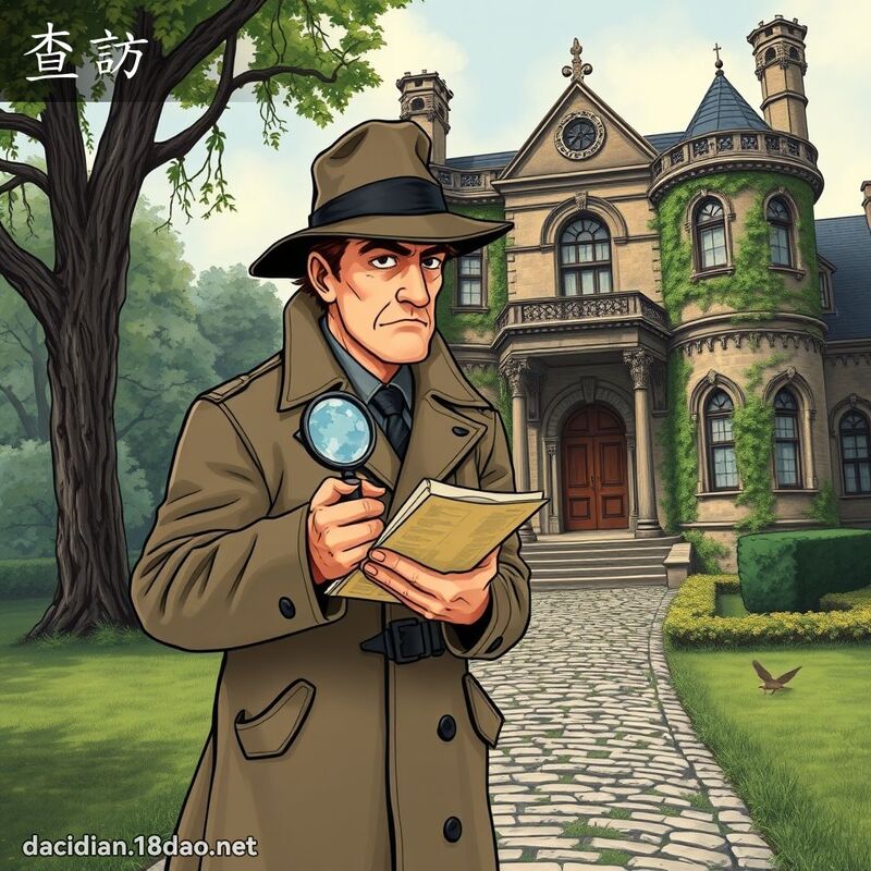 查訪 - 國語大辭典配圖