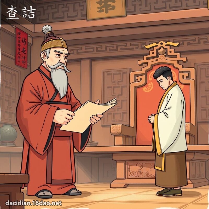 查詰 - 国语大辞典配图