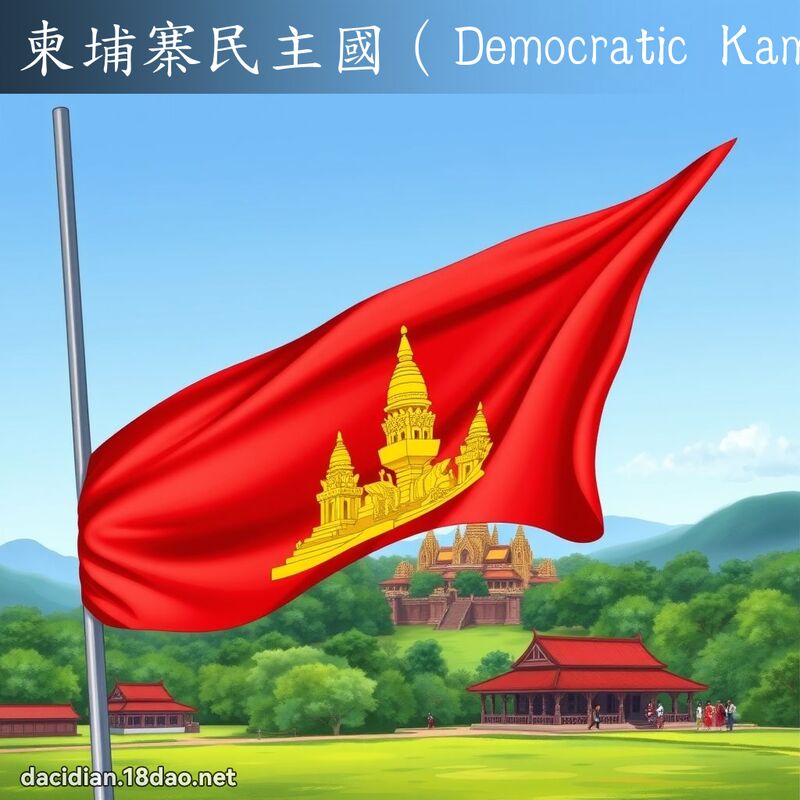 柬埔寨民主国（Democratic Kampuchea） - 国语大辞典配图