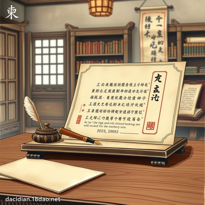 柬 - 國語大辭典配圖