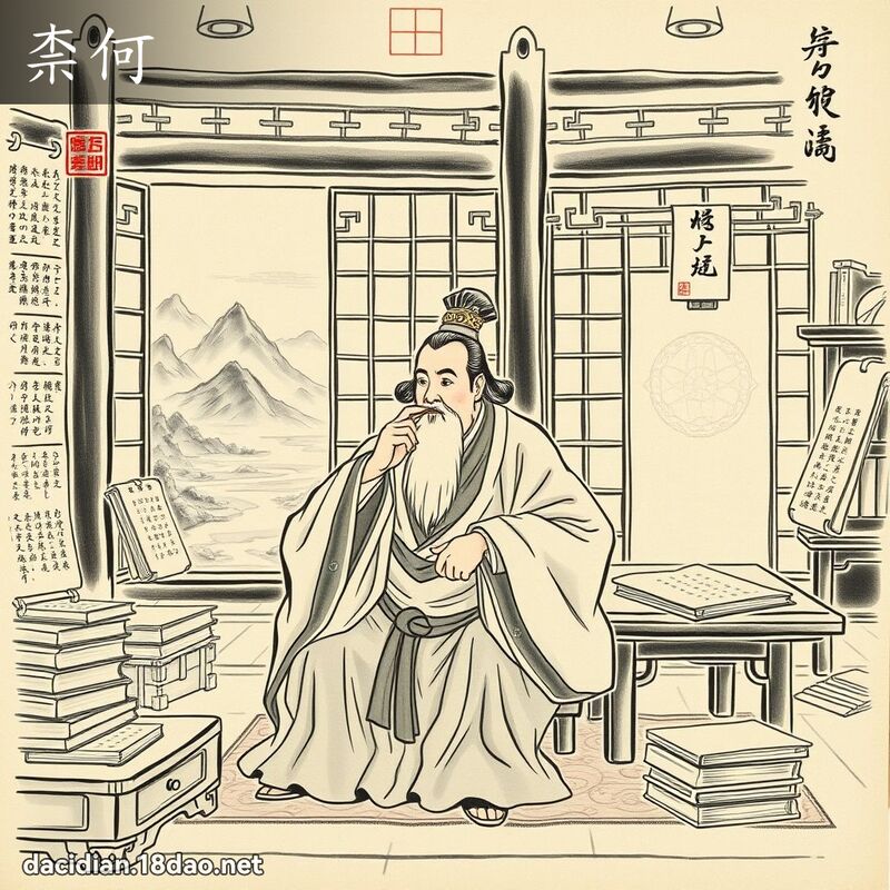 柰何 - 國語大辭典配圖