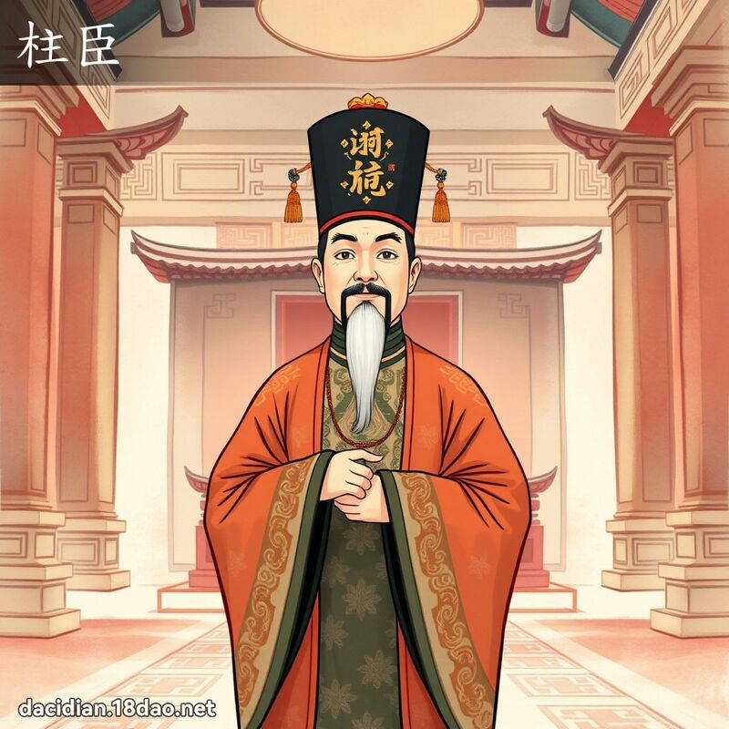 柱臣 - 国语大辞典配图
