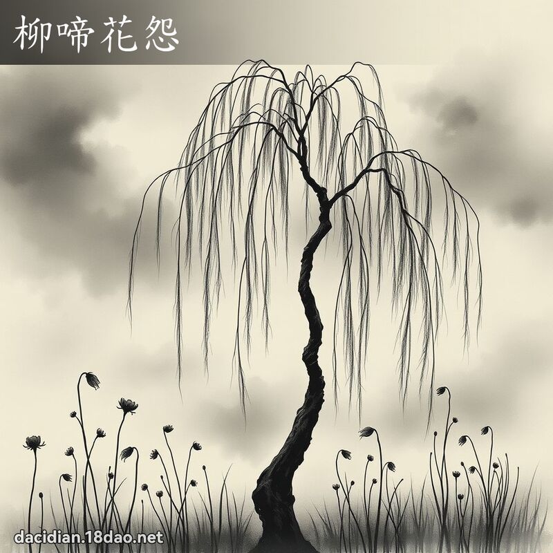 柳啼花怨 - 国语大辞典配图
