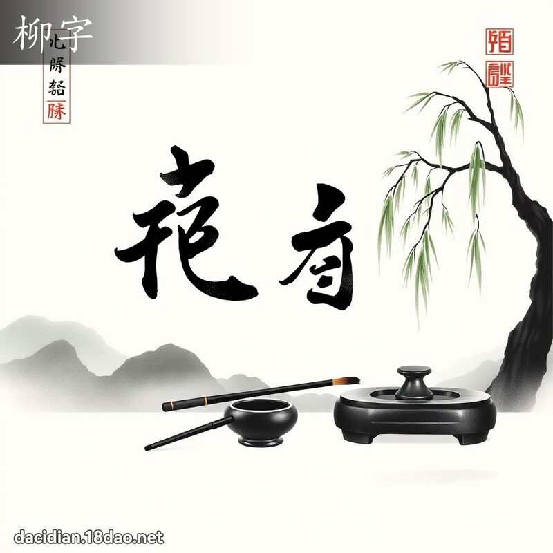 柳字 - 国语大辞典配图
