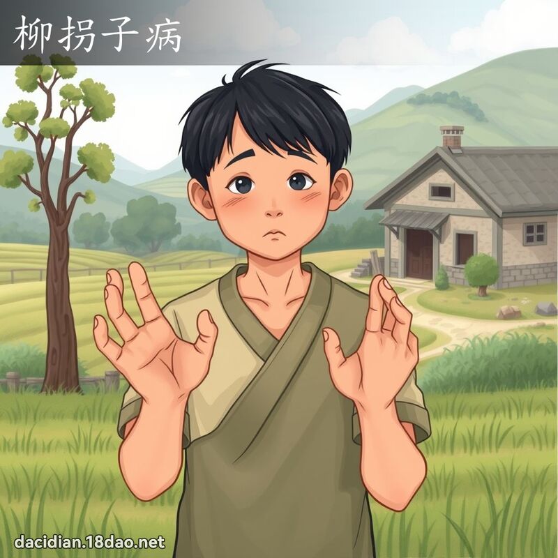 柳拐子病 - 國語大辭典配圖