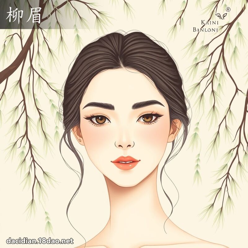 柳眉 - 國語大辭典配圖