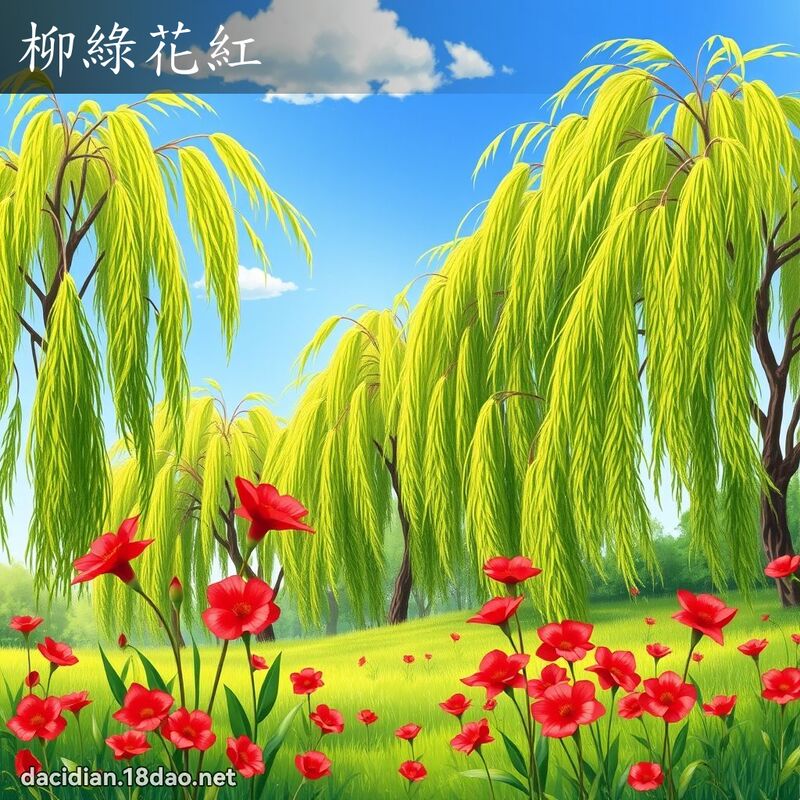 柳绿花红 - 国语大辞典配图