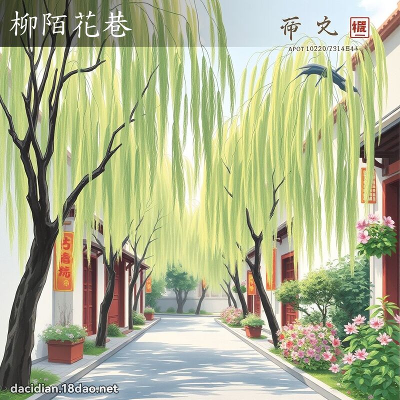 柳陌花巷 - 国语大辞典配图