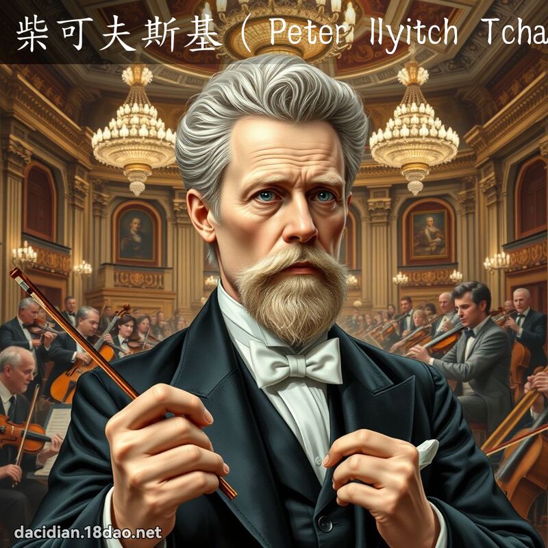 柴可夫斯基（Peter Ilyitch Tchaikovsky） - 國語大辭典配圖