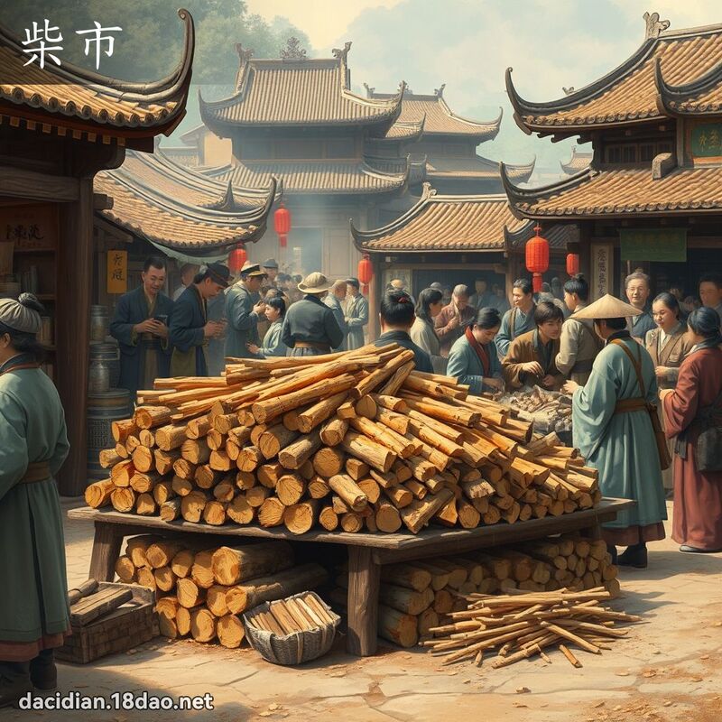 柴市 - 國語大辭典配圖