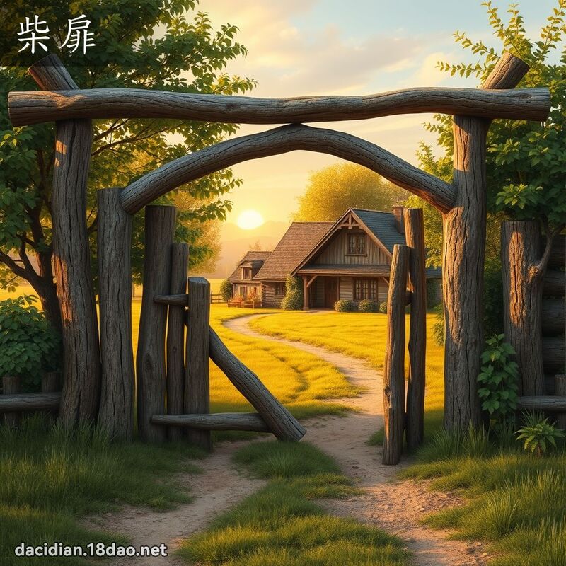 柴扉 - 国语大辞典配图