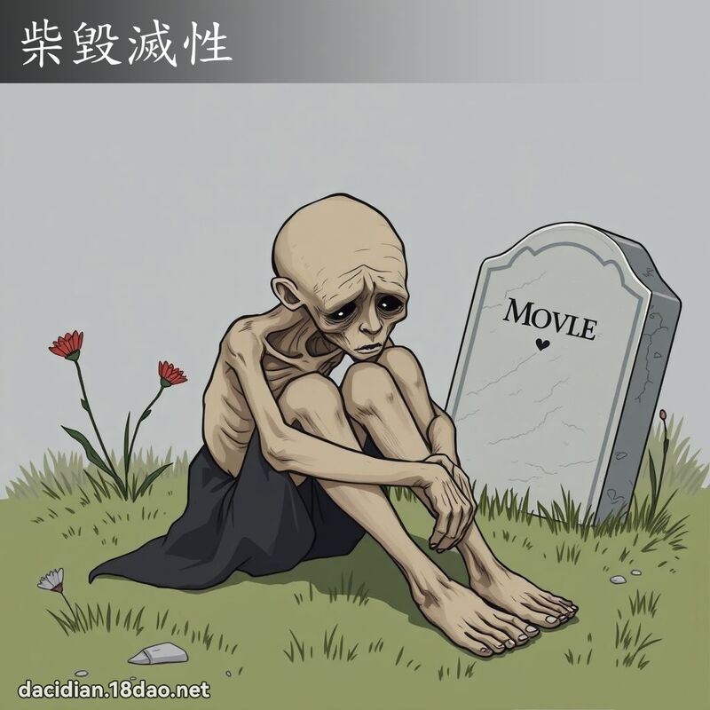 柴毁灭性 - 国语大辞典配图