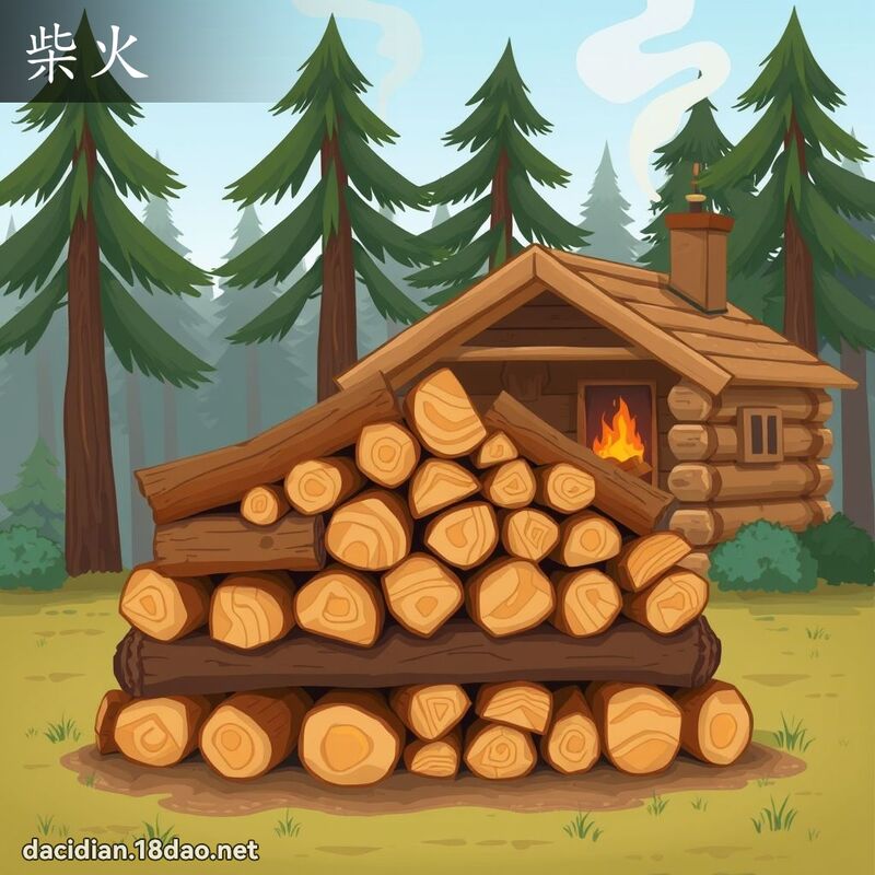 柴火 - 國語大辭典配圖