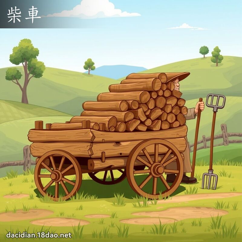 柴車 - 國語大辭典配圖