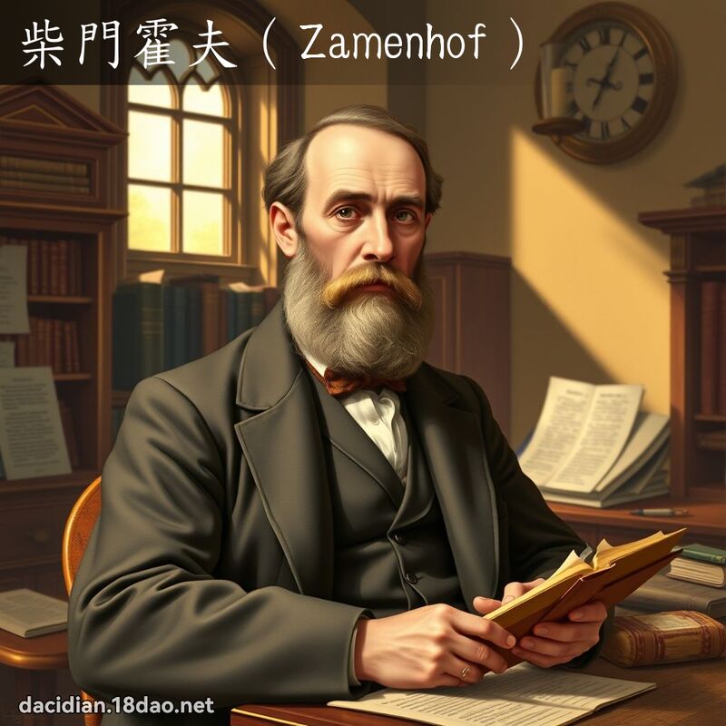 柴門霍夫（Zamenhof） - 國語大辭典配圖