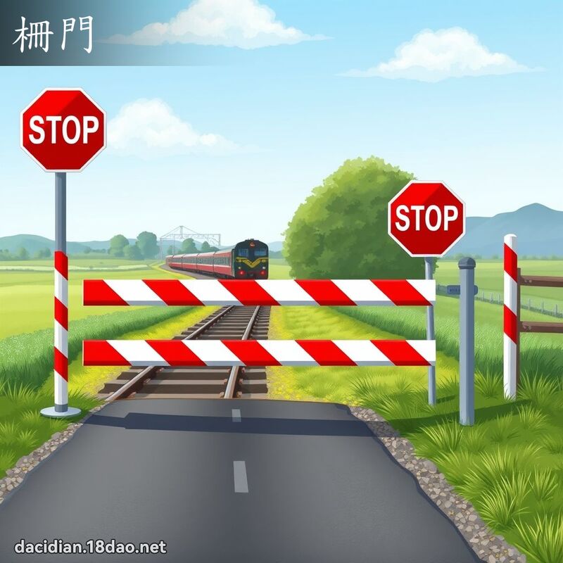 柵門 - 國語大辭典配圖