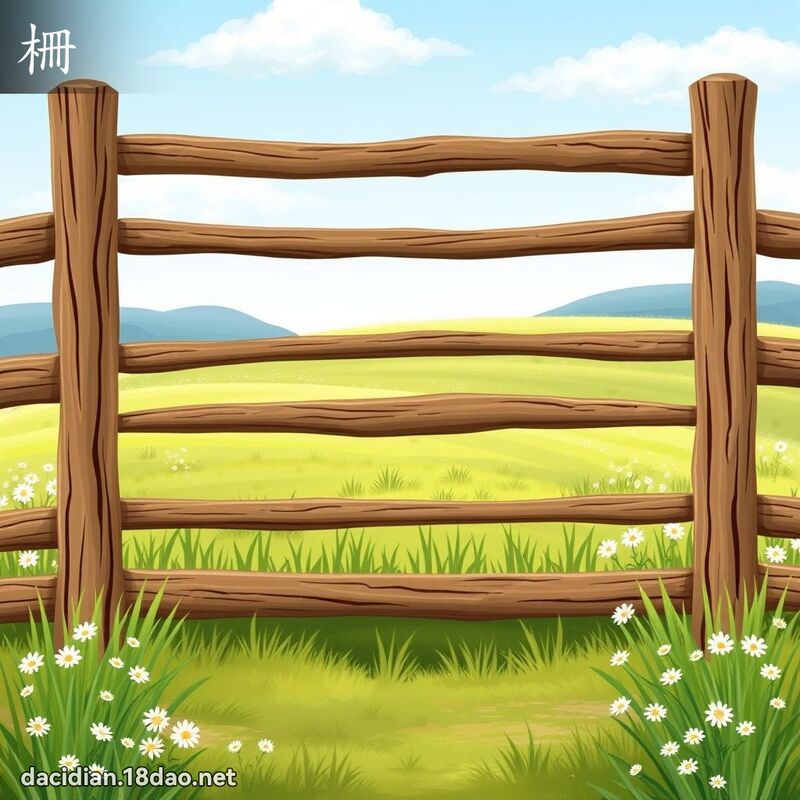 漢字: 柵 (多音字)