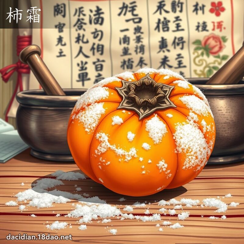 柿霜 - 國語大辭典配圖