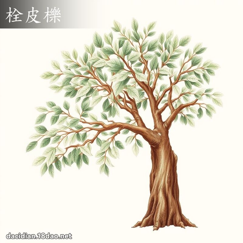 栓皮櫟 - 國語大辭典配圖