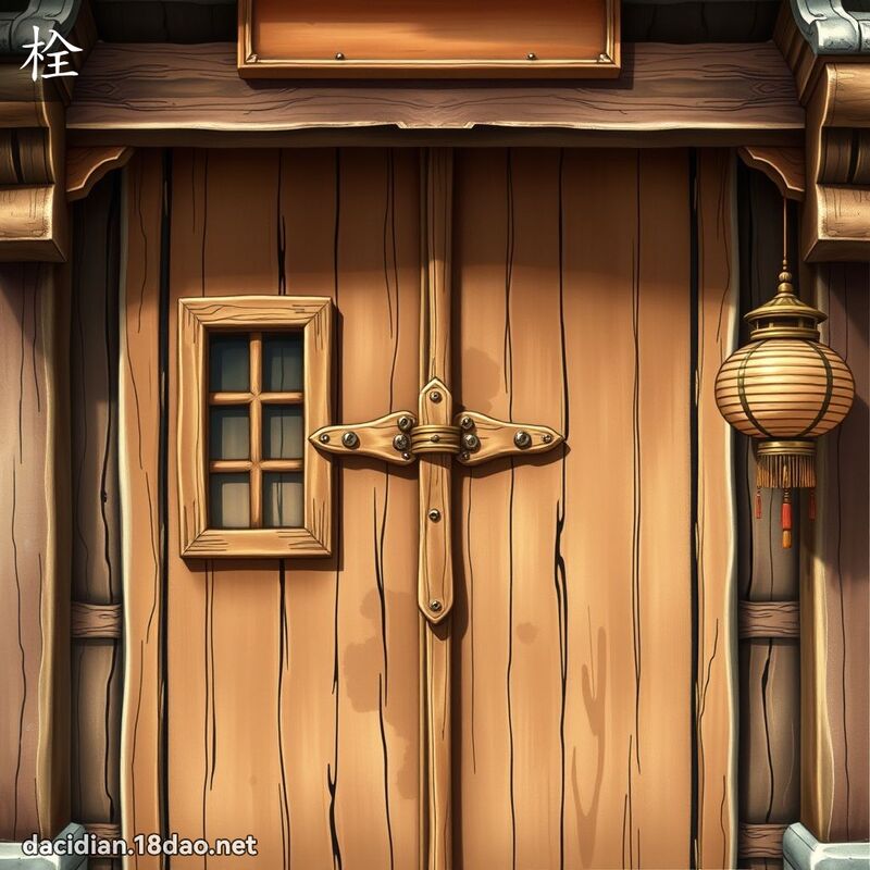 栓 - 国语大辞典配图