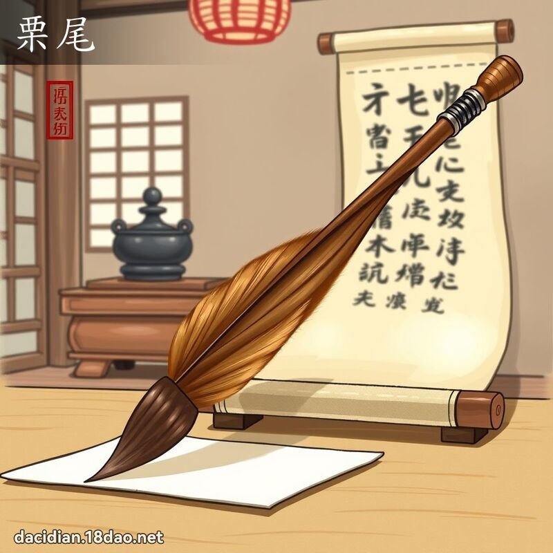 栗尾 - 國語大辭典配圖