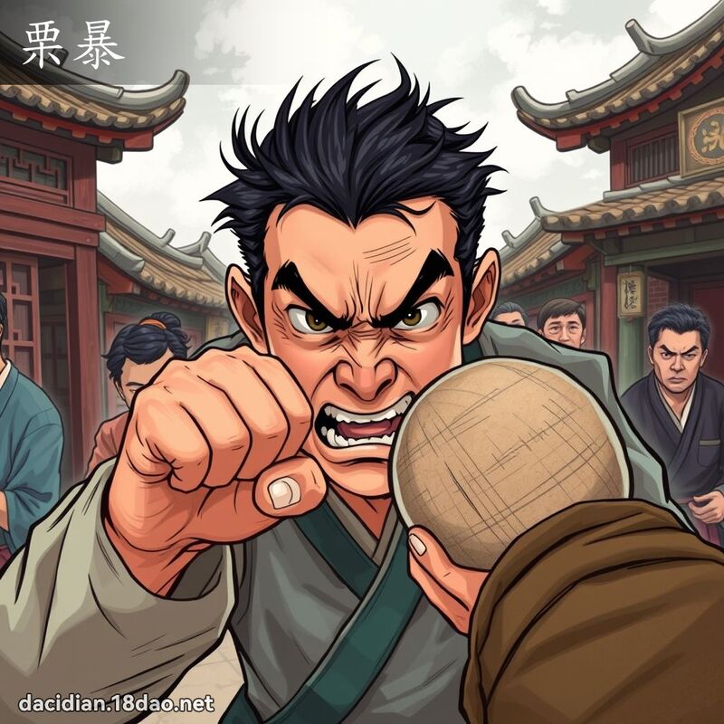 栗暴 - 國語大辭典配圖