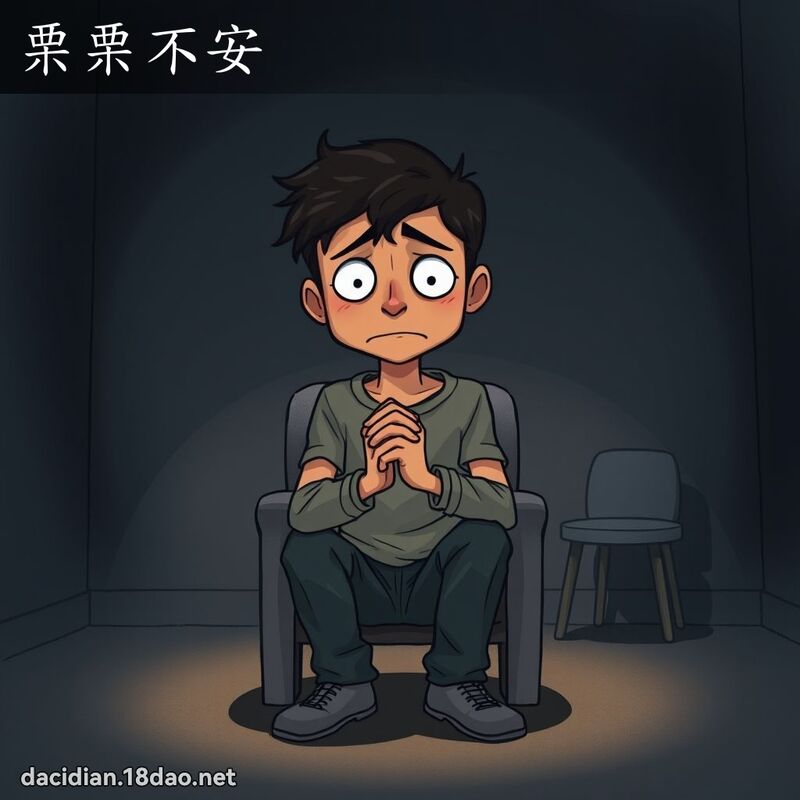 栗栗不安 - 国语大辞典配图