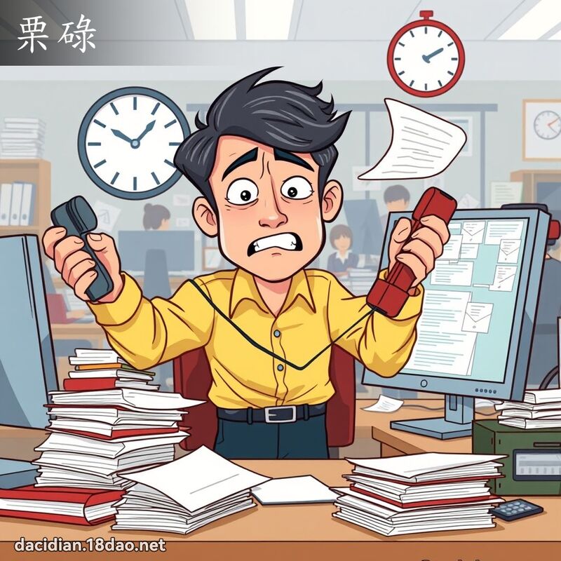 栗碌 - 國語大辭典配圖