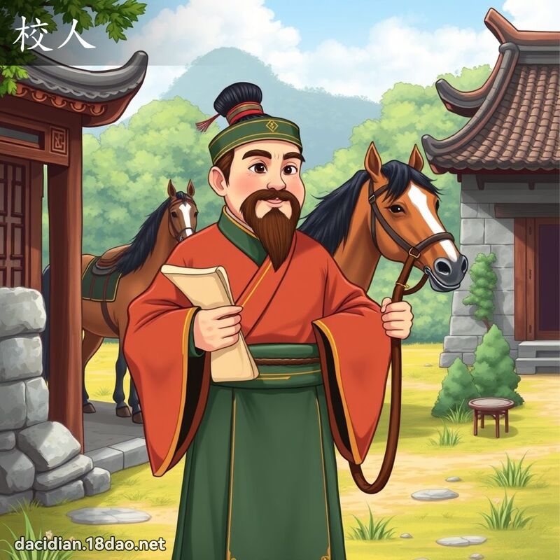 校人 - 國語大辭典配圖