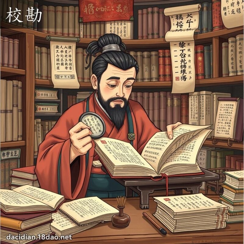 校勘 - 國語大辭典配圖