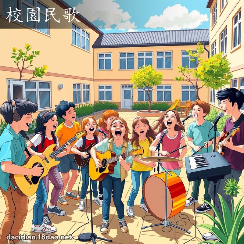 校园民歌 - 国语大辞典配图