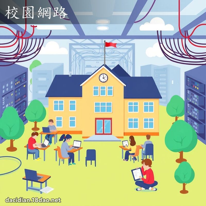 校园网路 - 国语大辞典配图