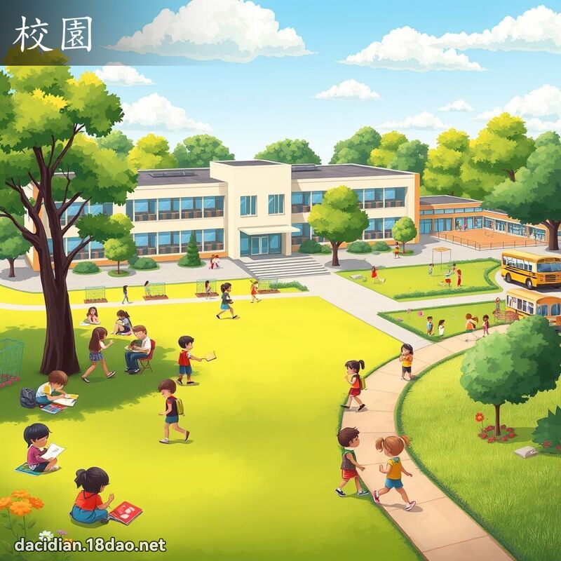 校园 - 国语大辞典配图