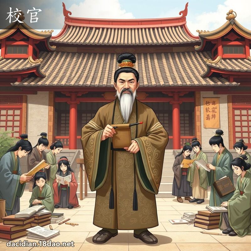 校官 - 国语大辞典配图
