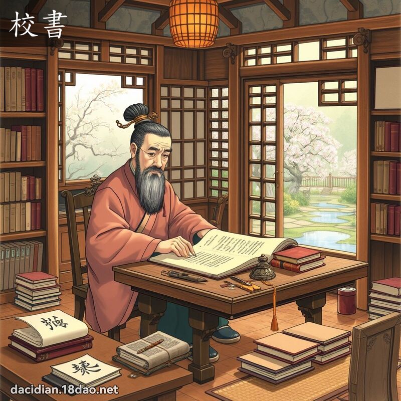 校书 - 国语大辞典配图