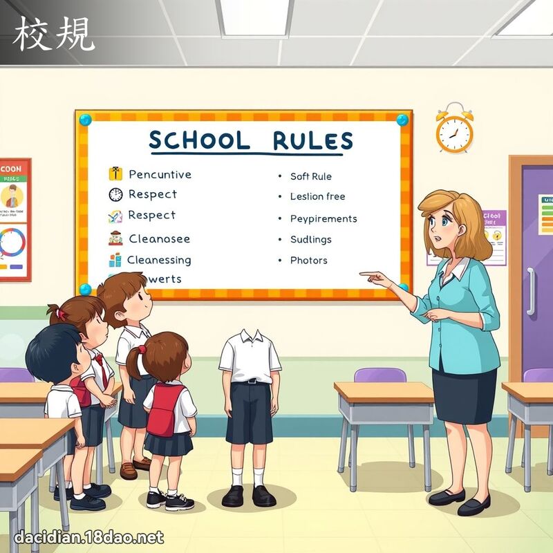 校规 - 国语大辞典配图