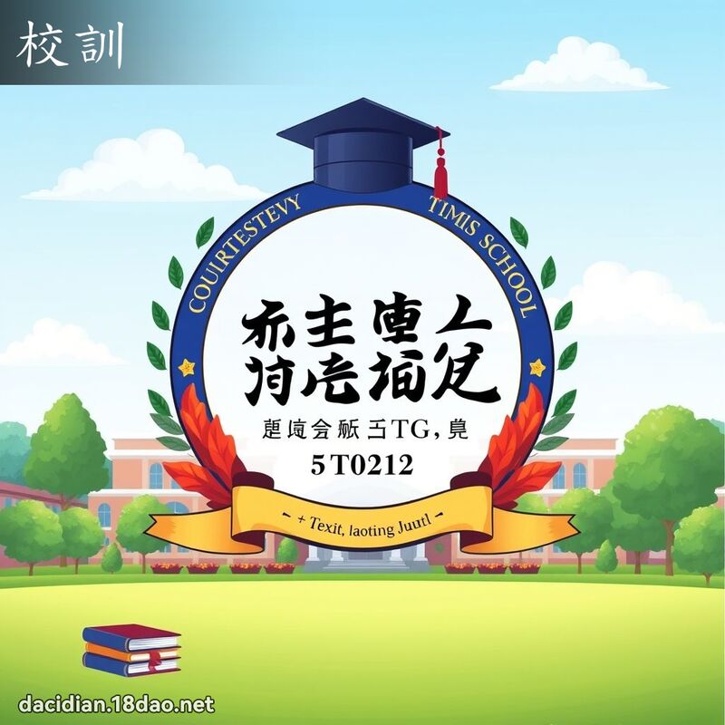校训 - 国语大辞典配图