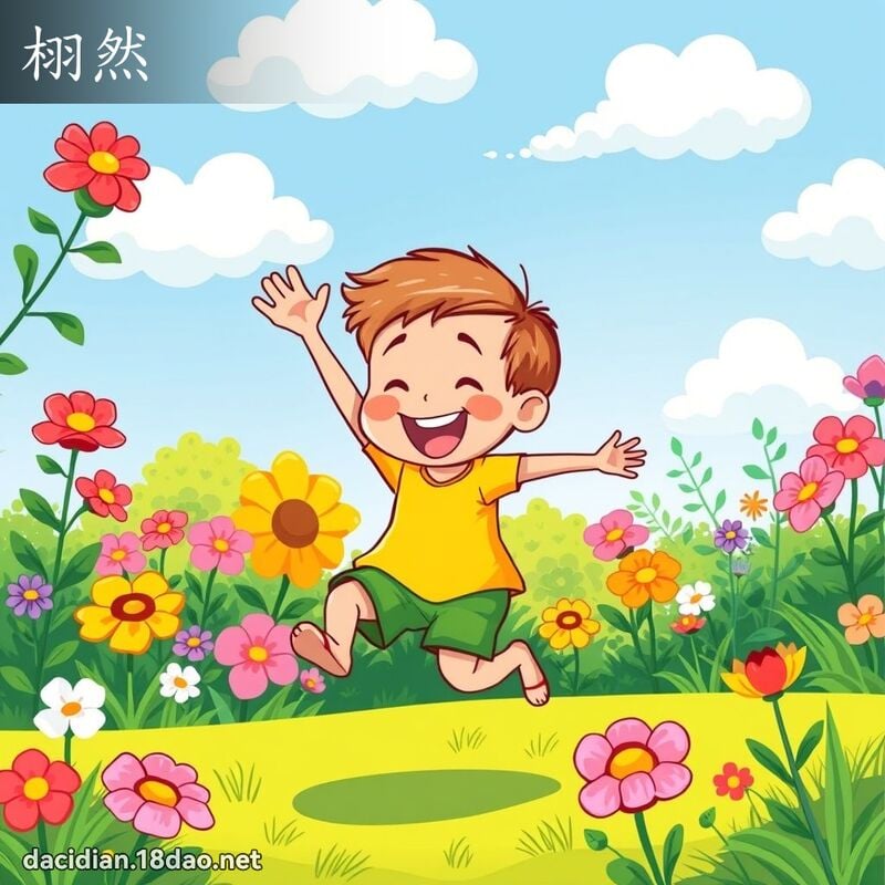 栩然 - 國語大辭典配圖