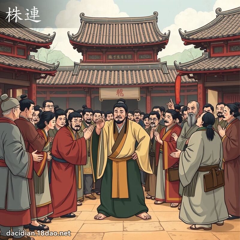 株连 - 国语大辞典配图