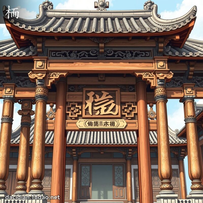 栭 - 國語大辭典配圖