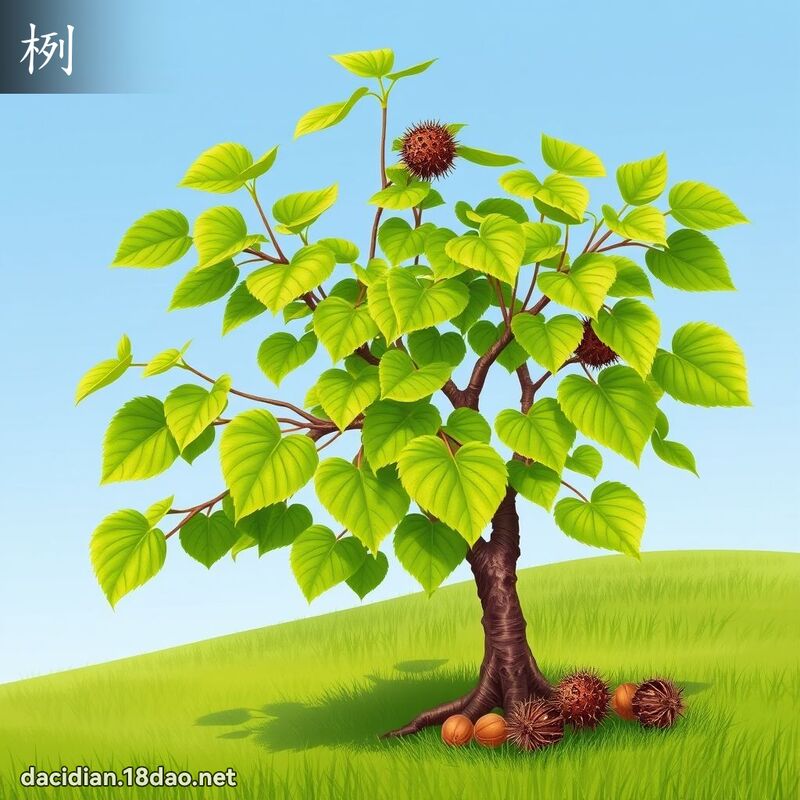 栵 - 國語大辭典配圖